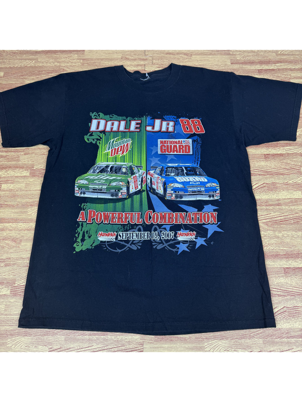 Dale Jr 88 NASCAR Graphic T Shirt Black